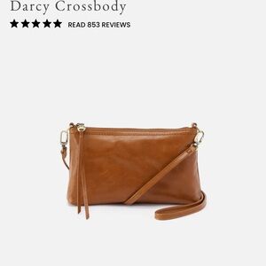 HOBO Darcy Crossbody in Rich Brown Leather